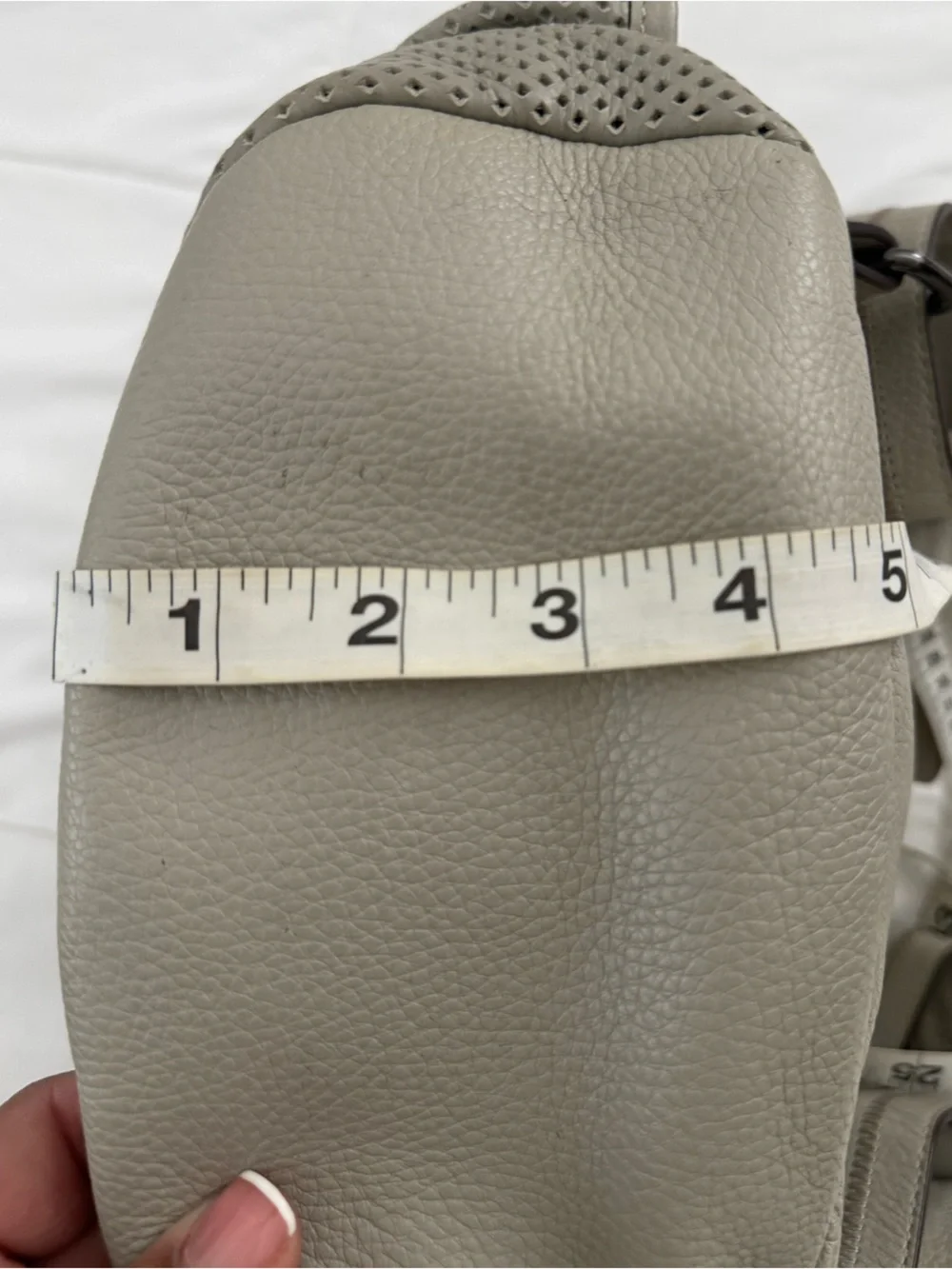 Aimee Kestenberg Leather Cargo Gray Backpack